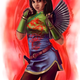 Illustration for article titled Gladiator Ariel, and other crazy designs from a nonexistent Disney Princess fighting game